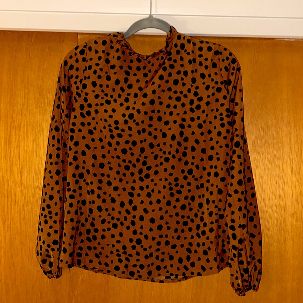 Brown and black cheetah print